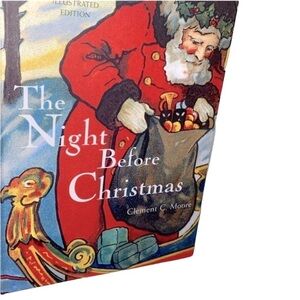 The Night Before Christmas vintage hardback book kids